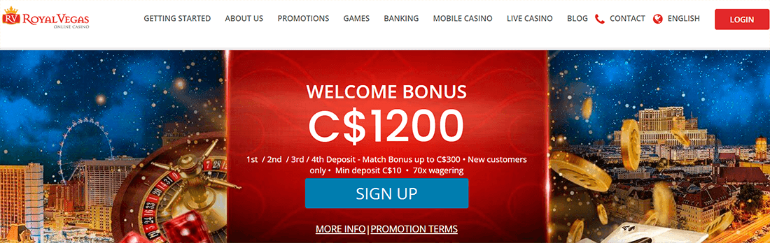 Royal Vegas Casino Bonus